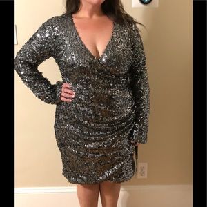 Hale Bob Sequin Dress